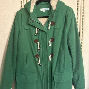 Boden Moleskin Hooded Duffle Coat - US Size 10